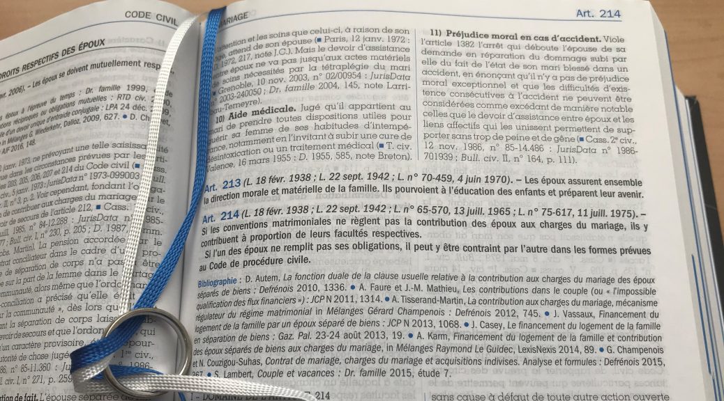 Contribution Aux Charges Du Mariage Code Civil agenda-du-notariat.fr